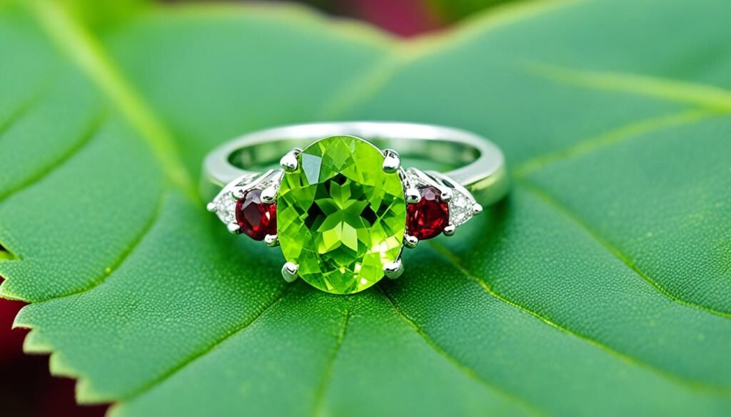 Peridot and Spinel Birthstone Jewelry